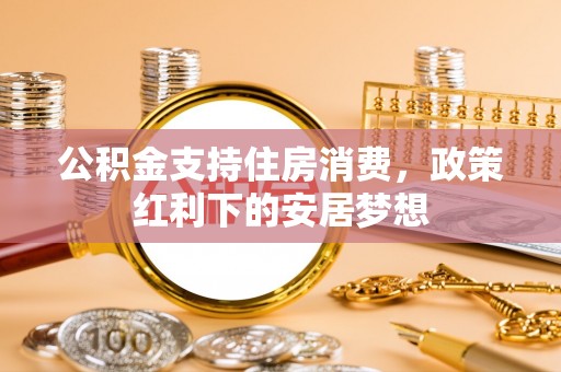 大厂公积金支持住房消费，政策红利下的安居梦想