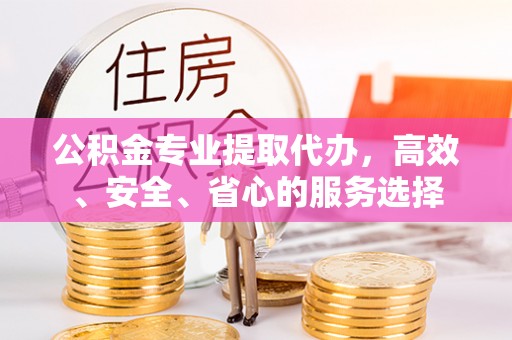 大厂公积金专业提取代办，高效、安全、省心的服务选择