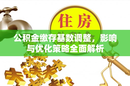 大厂公积金缴存基数调整，影响与优化策略全面解析