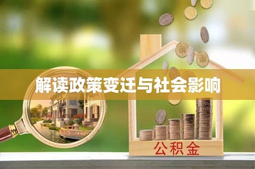 大厂解读政策变迁与社会影响