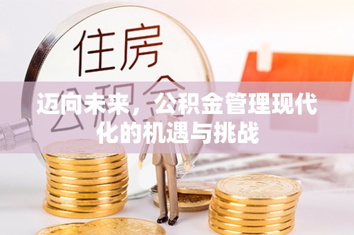 大厂迈向未来，公积金管理现代化的机遇与挑战