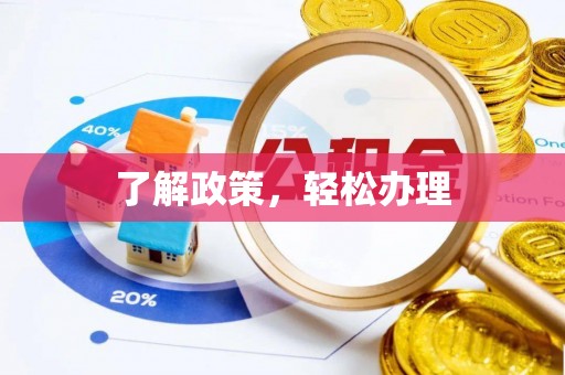 大厂了解政策，轻松办理