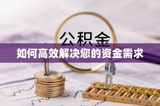 大厂如何高效解决您的资金需求