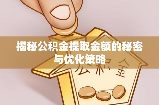 大厂揭秘公积金提取金额的秘密与优化策略