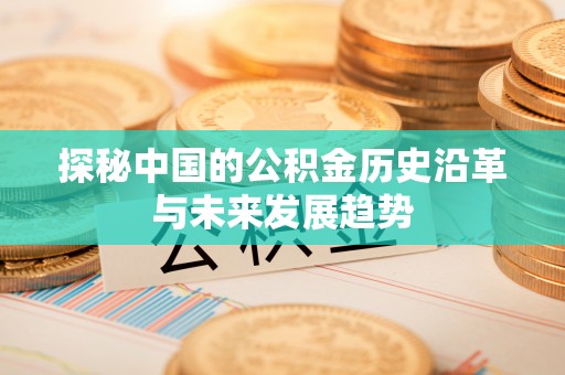 大厂探秘中国的公积金历史沿革与未来发展趋势
