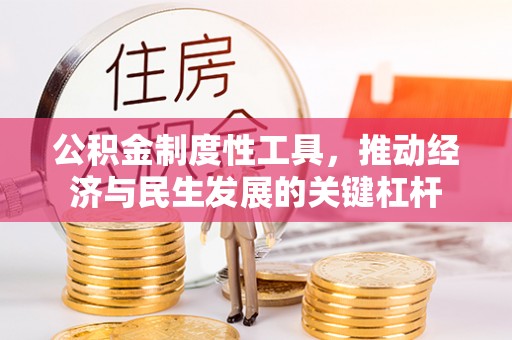 大厂公积金制度性工具，推动经济与民生发展的关键杠杆