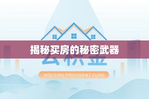 大厂揭秘买房的秘密武器