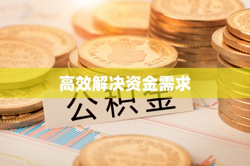 大厂高效解决资金需求
