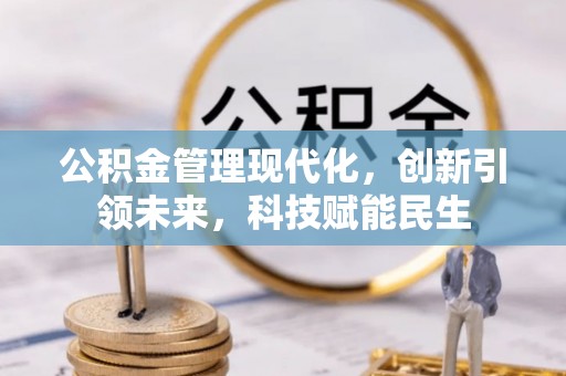 大厂公积金管理现代化，创新引领未来，科技赋能民生