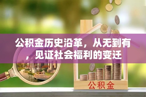 大厂公积金历史沿革，从无到有，见证社会福利的变迁