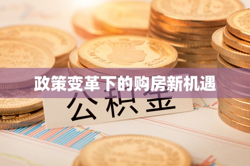 大厂政策变革下的购房新机遇