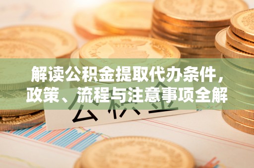 大厂解读公积金提取代办条件，政策、流程与注意事项全解析