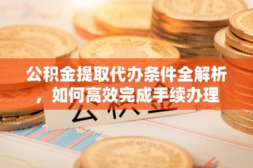 大厂公积金提取代办条件全解析，如何高效完成手续办理
