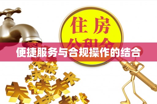 大厂便捷服务与合规操作的结合