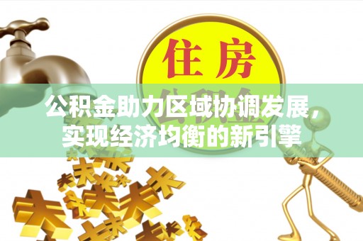 大厂公积金助力区域协调发展，实现经济均衡的新引擎