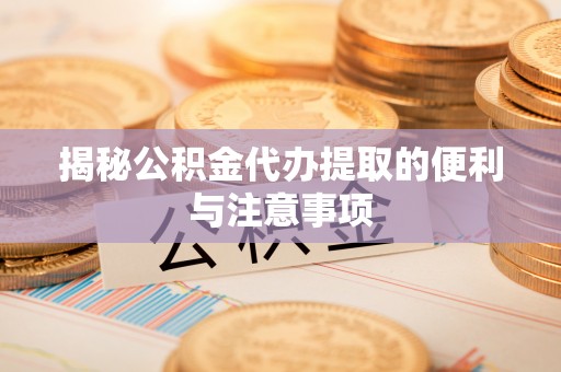 大厂揭秘公积金代办提取的便利与注意事项