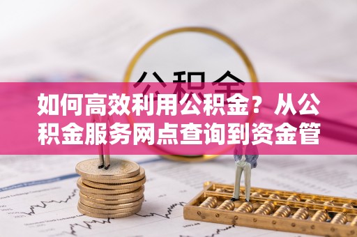 大厂如何高效利用公积金？从公积金服务网点查询到资金管理全攻略