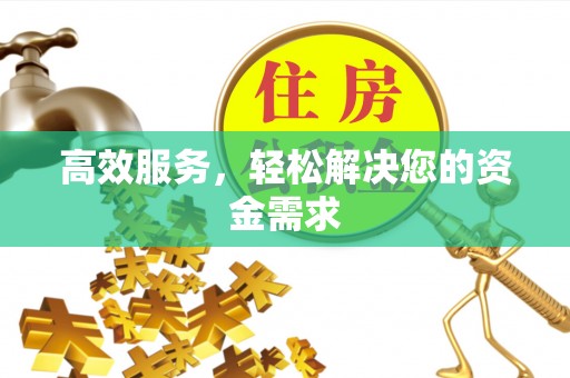大厂高效服务，轻松解决您的资金需求