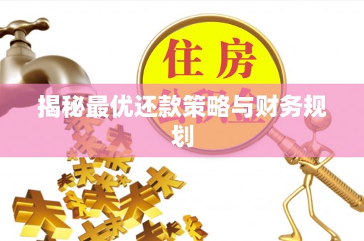 大厂揭秘最优还款策略与财务规划