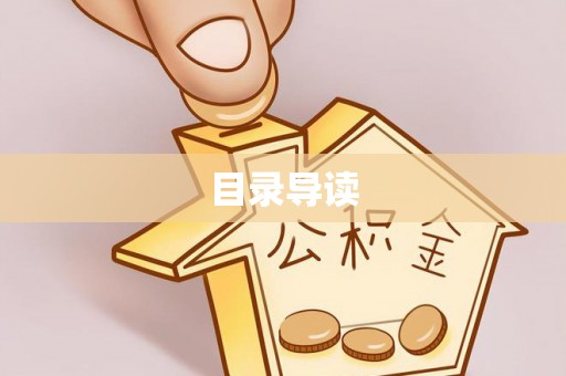 大厂目录导读
