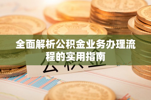 大厂全面解析公积金业务办理流程的实用指南