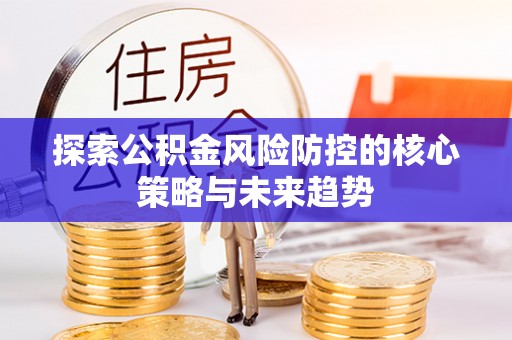大厂探索公积金风险防控的核心策略与未来趋势