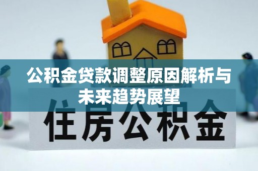 大厂公积金贷款调整原因解析与未来趋势展望