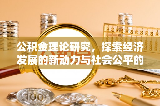 大厂公积金理论研究，探索经济发展的新动力与社会公平的平衡点