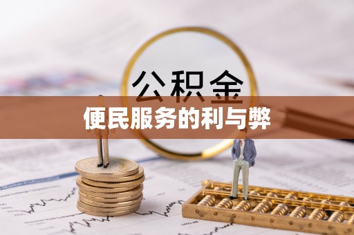 大厂便民服务的利与弊